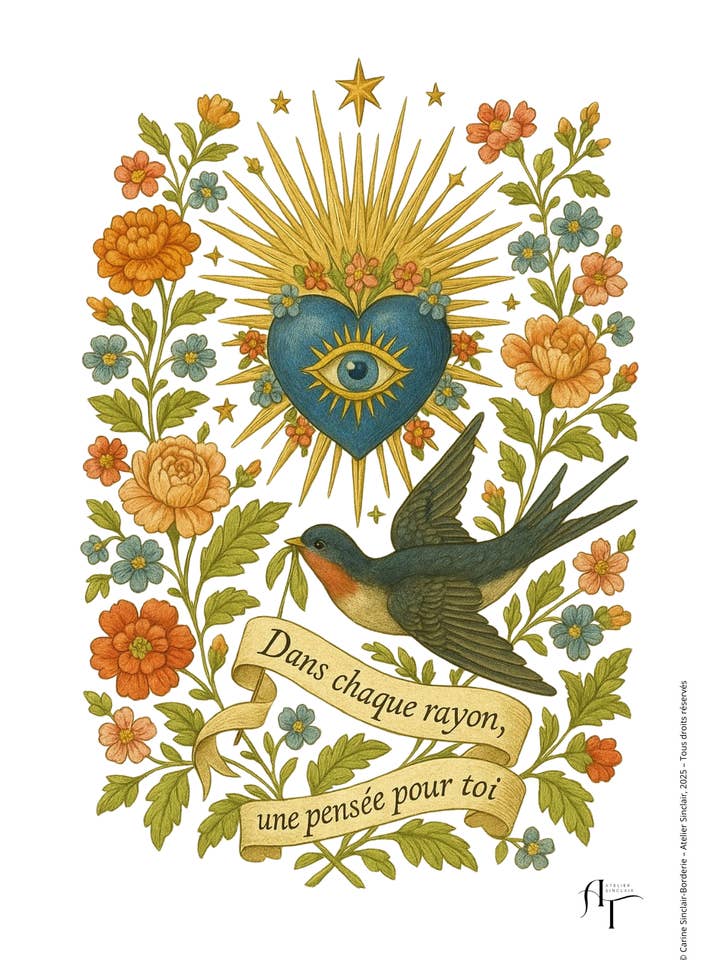 THE SWALLOW IS HERE for wholesale by ATELIER SINCLAIR