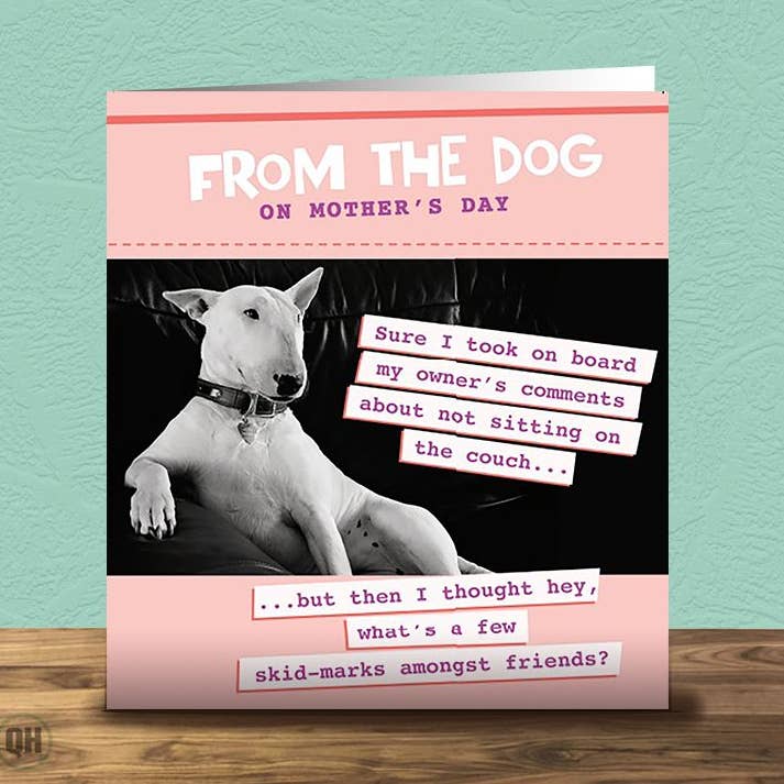 Moederdagkaart van de hond - Niet op de bank zitten voor wholesale door Quitting Hollywood