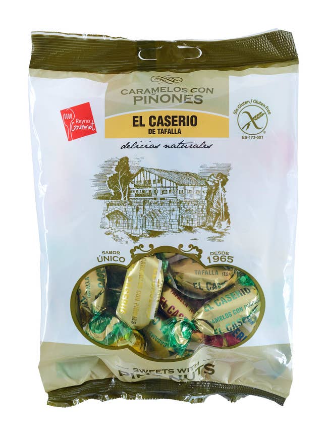 Bonbons aux noix de pin 04 - SANS GLUTEN pour la vente par El Caserio de Tafalla