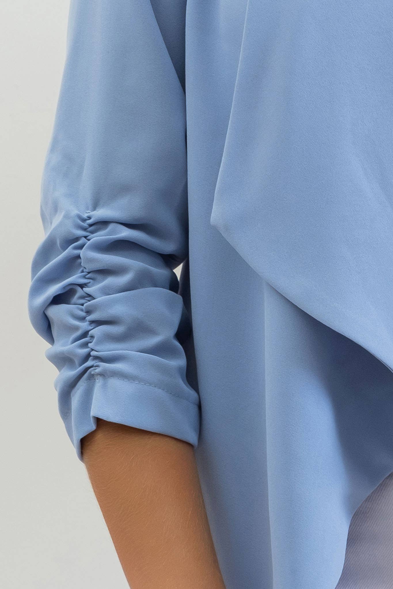 Blu Pepper – wholesale Blazer - Dam – Blazer med 3/4 ärm och rynkad ärmdetalj36