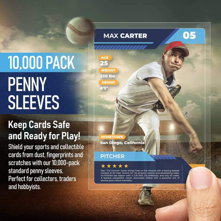 Invested Alliance LLC - Wholesale Playing Cards - 10,000 Pack - Standard Size Penny Sleeves