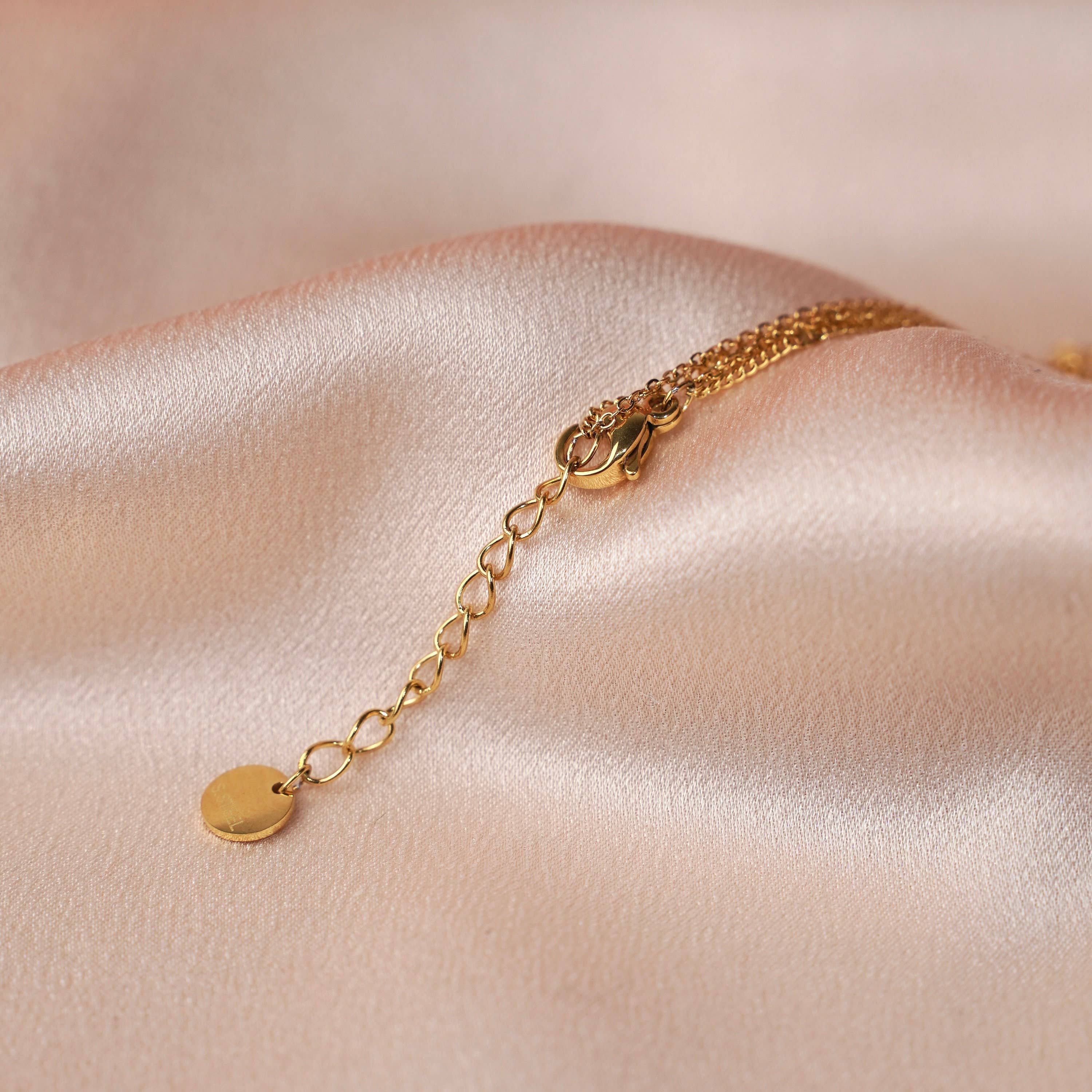 Victoire Collection - Wholesale Beaded Bracelet - Double white pearl bracelet3