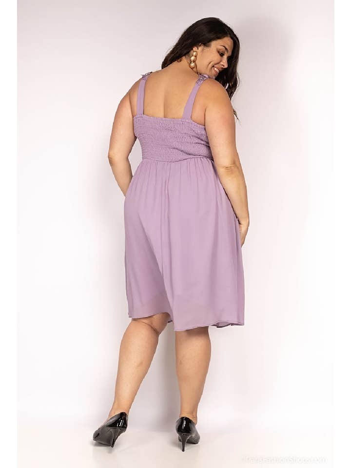 Eva & Lola - Epsilonn - Wholesale Dress - Women's - HM2103-1 - Elegant plus-size dress9