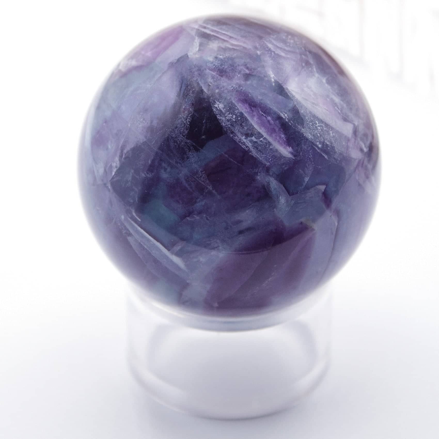 Tiny Rituals - Wholesale Spiritual Stone/Crystal - Rare Rainbow Fluorite Spheres - AAA Premium Quality57