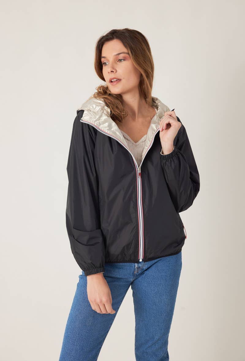 Escandelle Paris - Wholesale Parka - Women's - Short Reversible Waterproof Solid Parka24