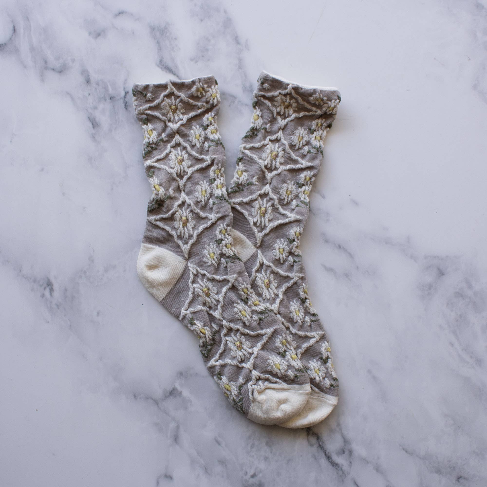 Tiepology - Wholesale Sokken - Dames - Dames sokken met antieke bloemmotieven voor dagelijks gebruik7