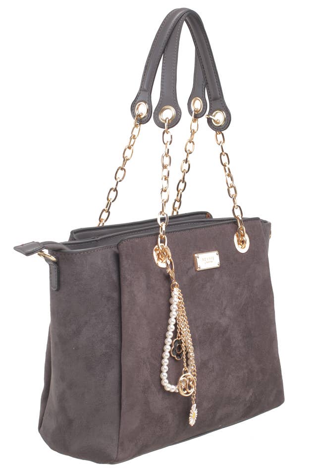 Bessie London - Wholesale Shoulder Bag - Women's - GLAMOUR CHAIN SHOPPER BAG4
