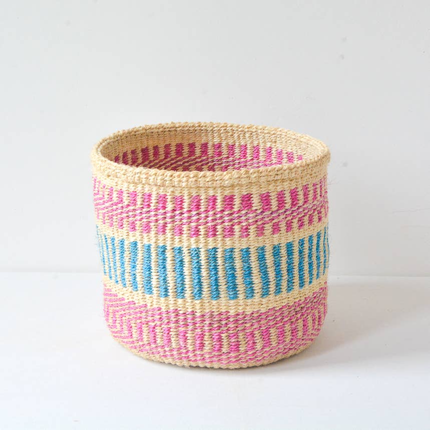 Crafts by Solid - Wholesale Basket - Handwoven Sisal Baskets - Colourful hues - XXS - XXL69