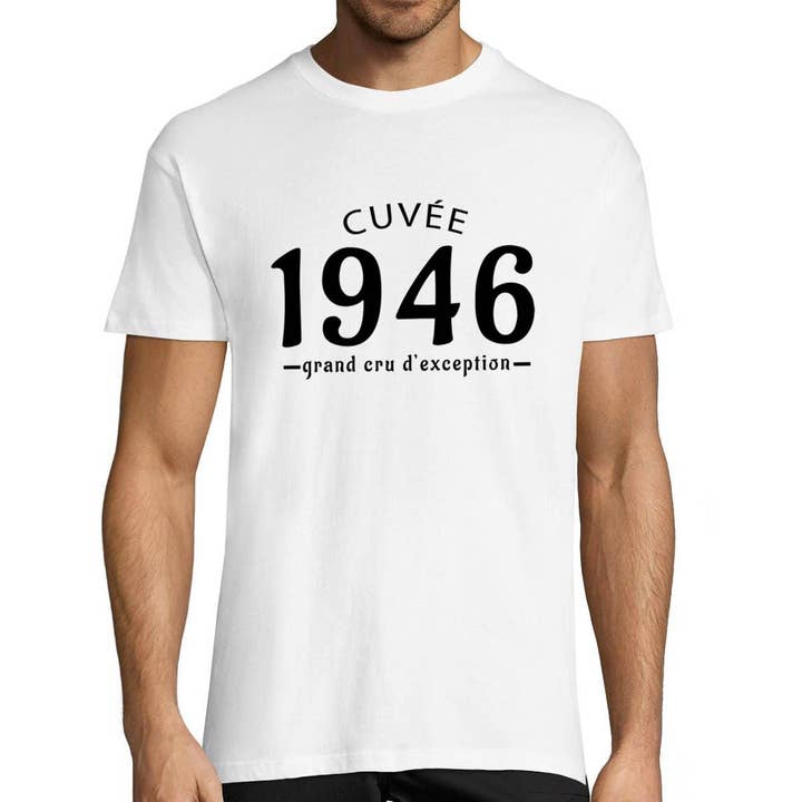 Camiseta Cuvée Grand Cru Anniversary 1946 para hombre | Planetee para venta al por mayor de Planetee