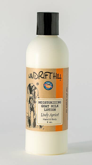 Windrift Hill Goat Milk Skincare - Wholesale Body Cream/Lotion - Lively Apricot Goat Milk Lotion