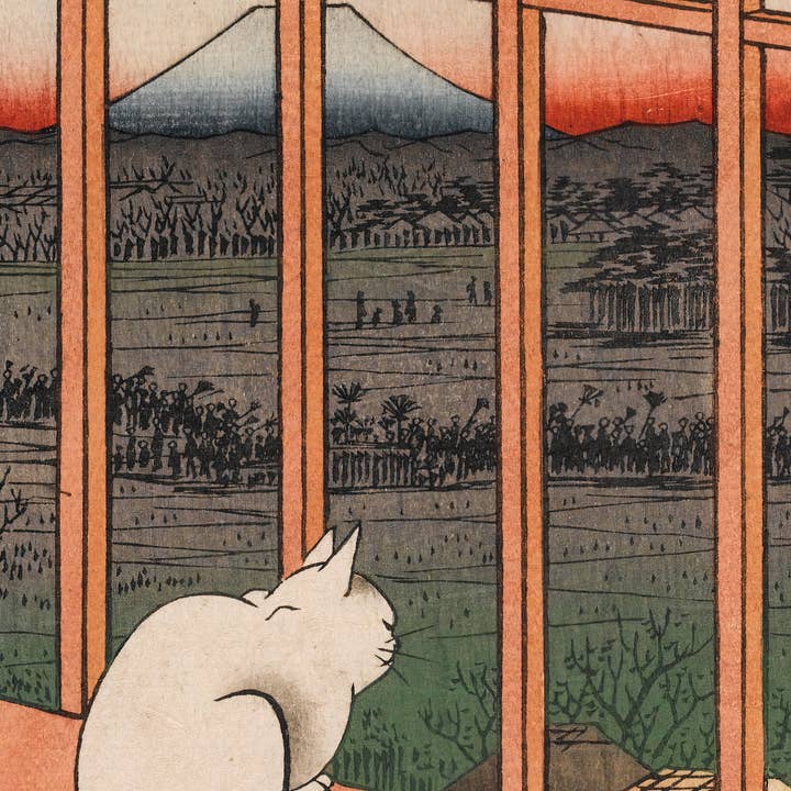 Pomegranate - Wholesale Bookmark - Hiroshige: Asakusa Ricefields and Torinomachi Festival Bookmark1