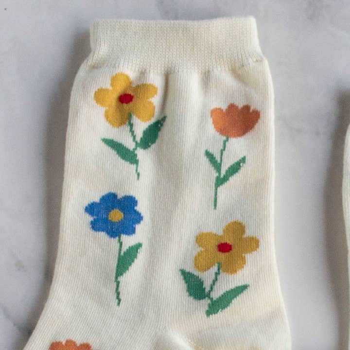 Tiepology - Wholesale Socks - Women's - Favorite Flower Casual Socks