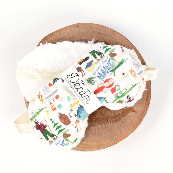 Sleep Masks Maine Sweet Dreams Sleep Masks for wholesale by Little Man