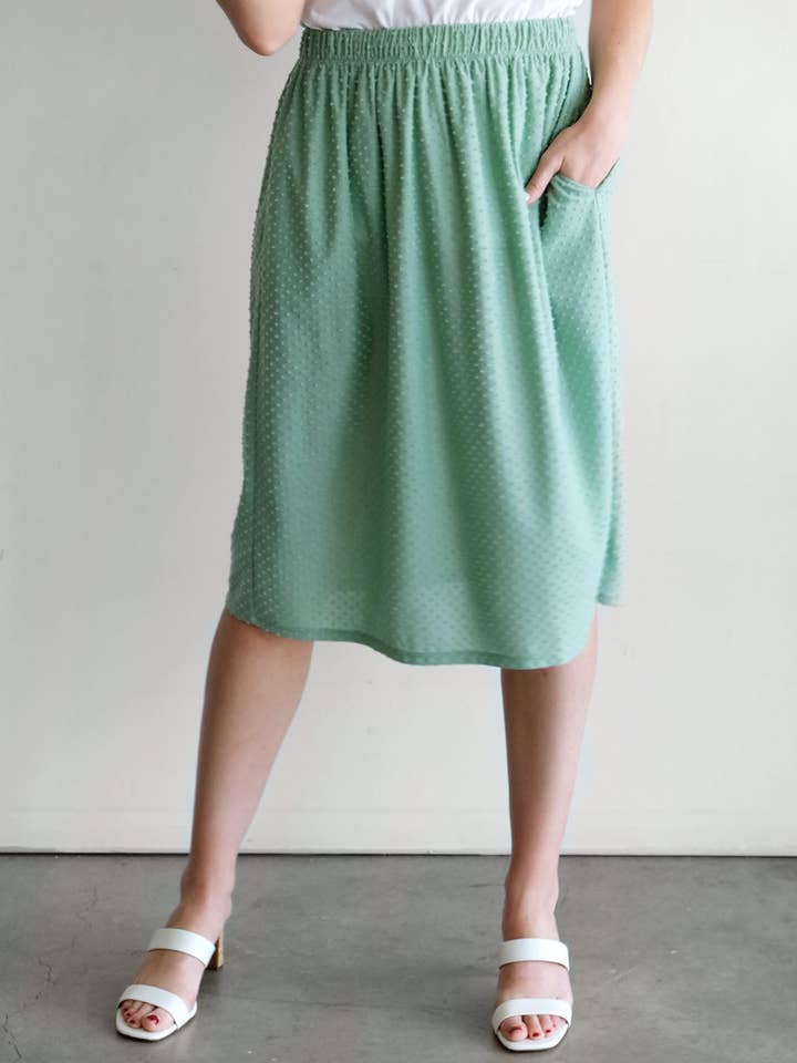 TARA kjol i Mint för wholesale av Elegantees