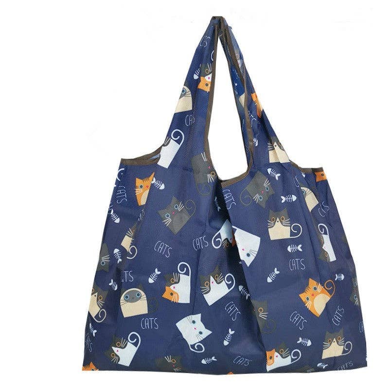 FurDecoration - Vendita all'ingrosso Borsa per shopping/spesa - Borsa della Spesa Ecologica Pieghevole con Stampa Cartoon1