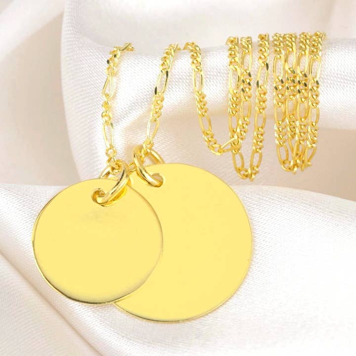 Personalized engraving chain - 925 sterling silver, rose gold or gold - K925-24 for wholesale by MadamLili