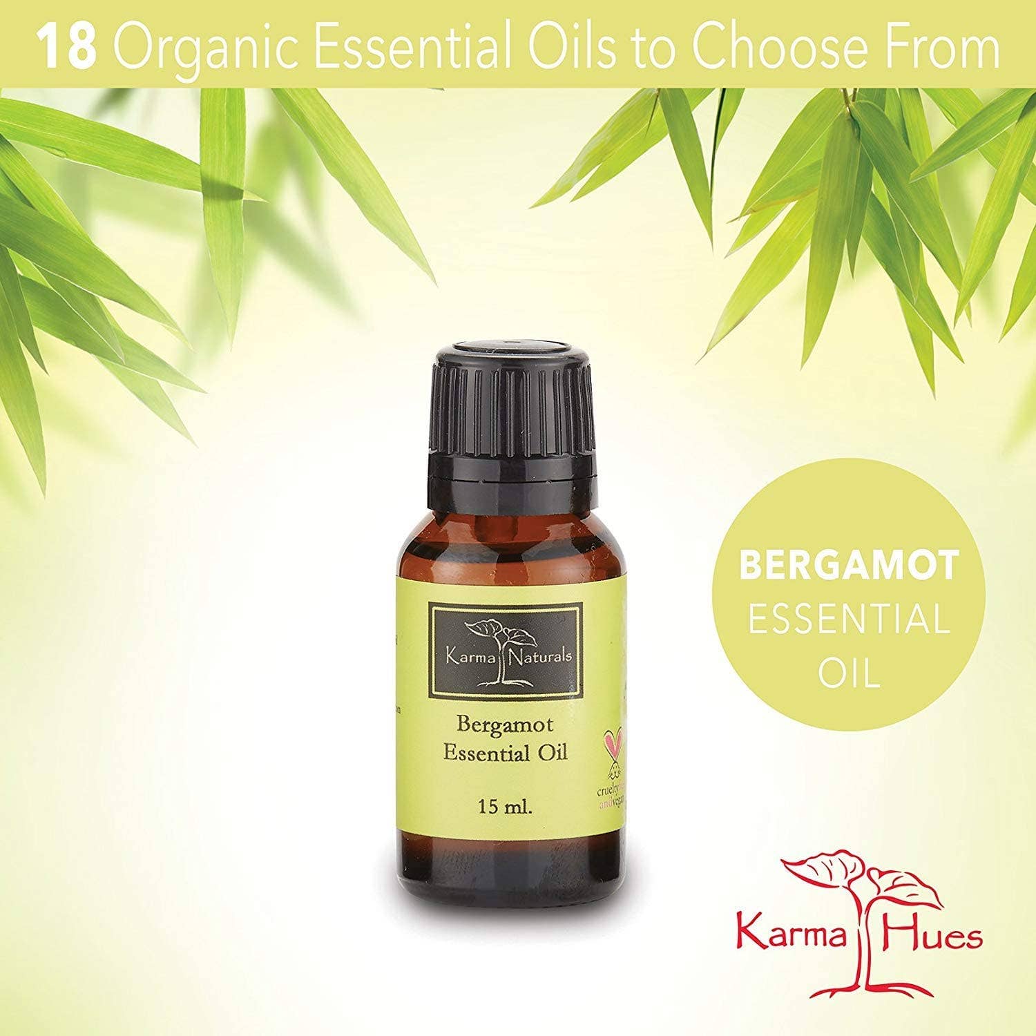 Karma Organic spa - Wholesale Essential Oil - Bergamot - Essential Oil 100% Pure and Natural (15 Ml)1