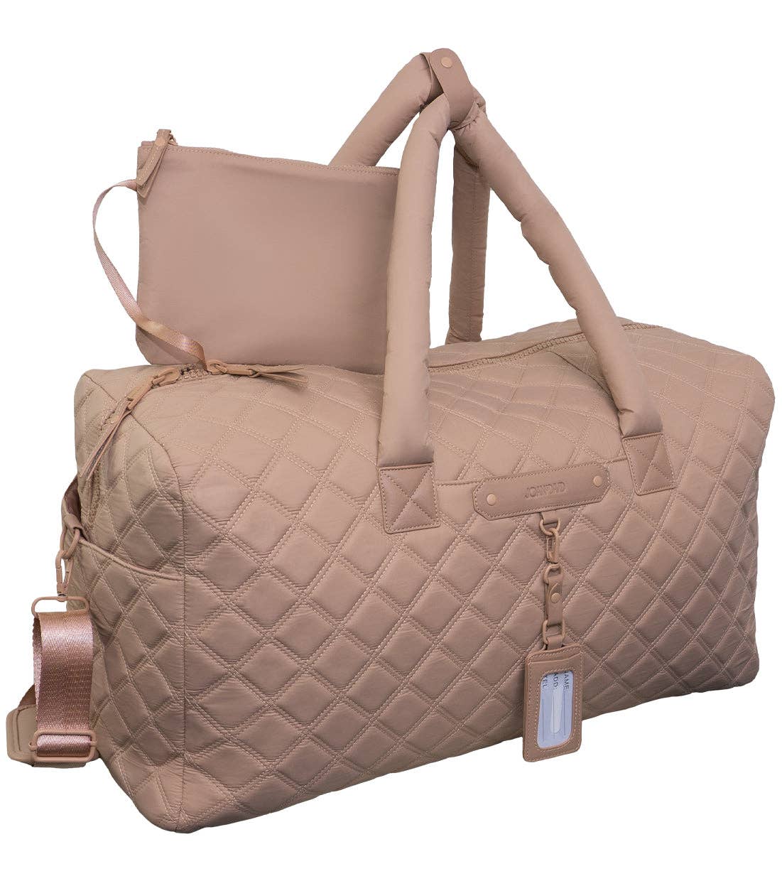 Magid – Saco de viagem - Mulher por atacado – Bolsa de bagagem Joan & David de 22 polegadas acolchoada com pára-quedas acolchoada de diamante com etiqueta de nylon7