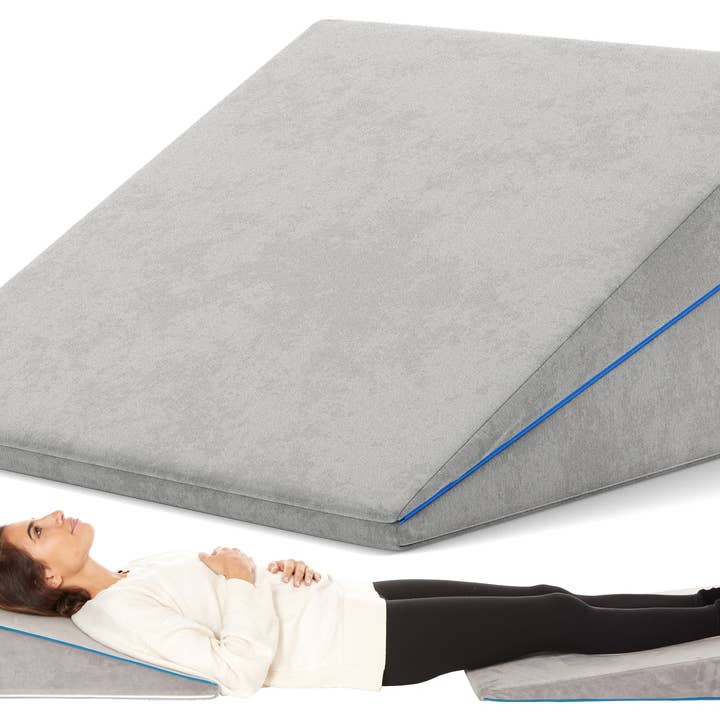 AllSett Health - Wholesale Bedding Pillow - Bed Wedge Pillow – 3 in 1 Support - Adjustable Bed Pillow