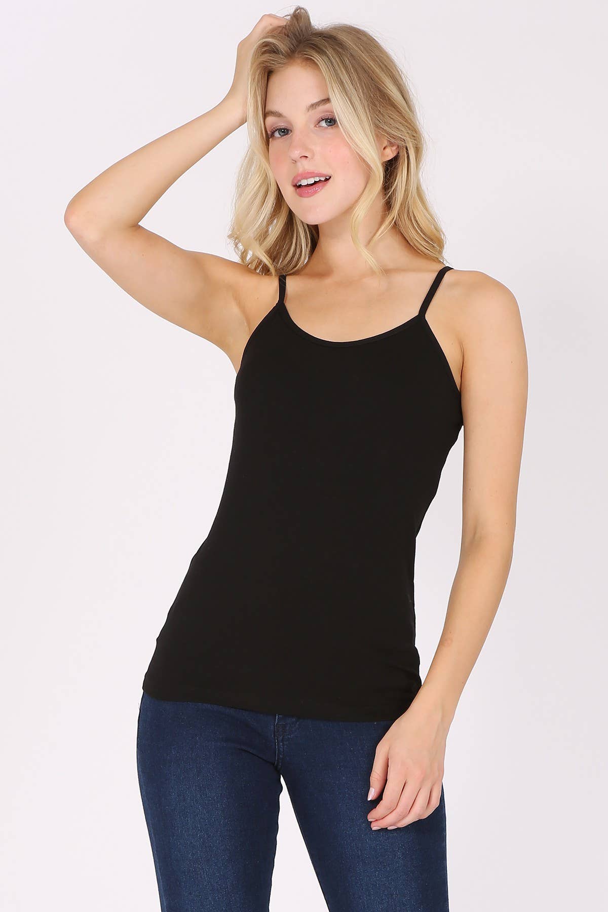 Vanilla Monkey - Wholesale Knit Top - Women's - Plus Spaghetti Strap Camisole Tank Top3