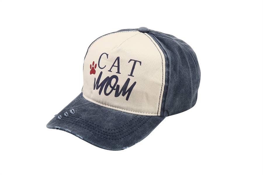 Nima Accessories Inc - Wholesale Baseball Cap - Women's - Women's Cat Mom Printed Baseball Cap3