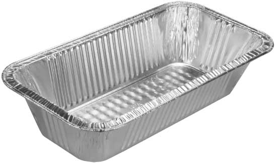 Hudson Meat Company - Wholesale Baking Dish - PAN ALUM STEAM 1/3 DEEP     -     WESTERN PLASTIC0