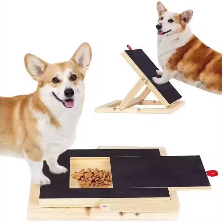 De’Vora Adjustable Dog Scratch Board with Treat Box – Galaxy Trainer Ramp for Dog Nail Care, 3 Incline Levels (Flat, 30°, 40°, 45°) for wholesale by De' Vora Pet