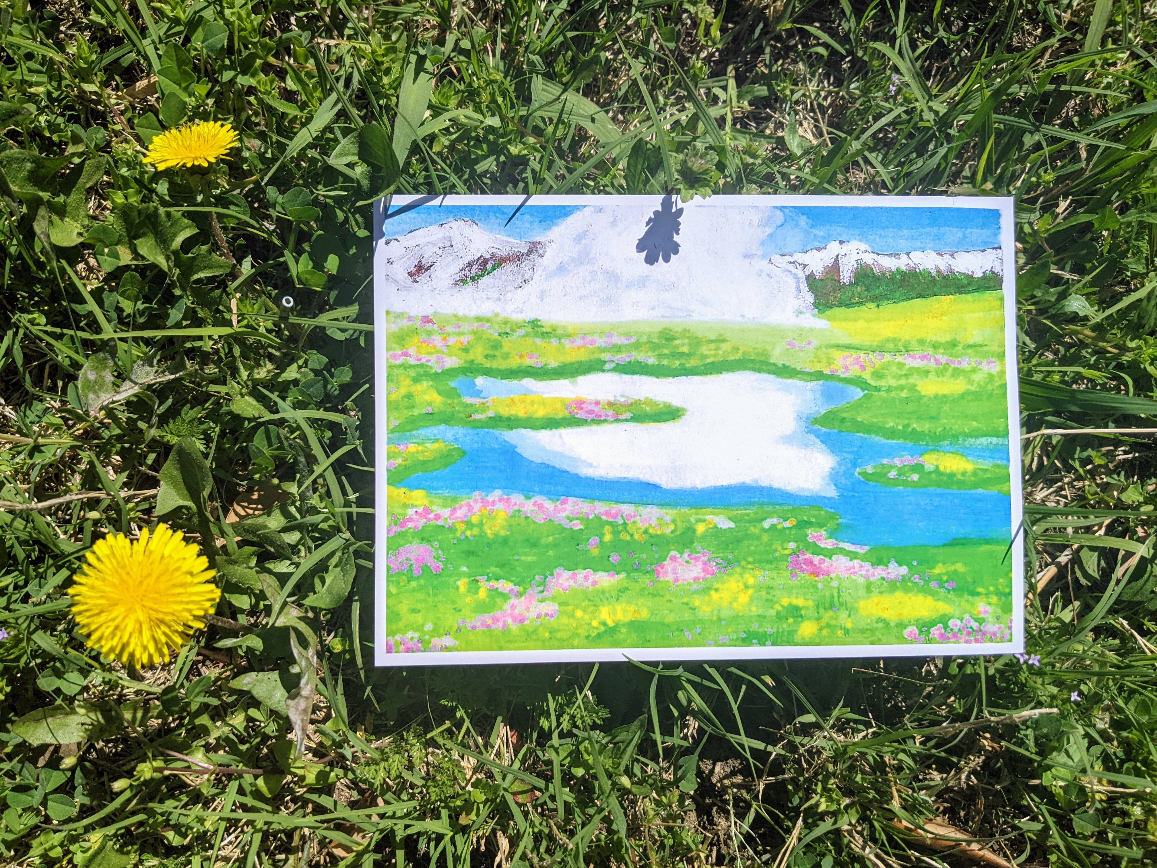 Taylor Stonebarger Creations - Wholesale Art Print - Howls Meadow 5x7in1