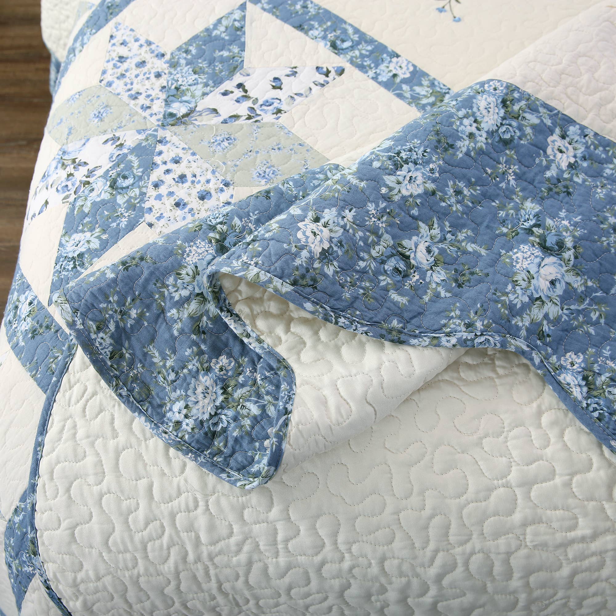 Kasentex - Wholesale Coverlet - Patchwork Bedspread Embroidery Coverlet 100% Cotton12