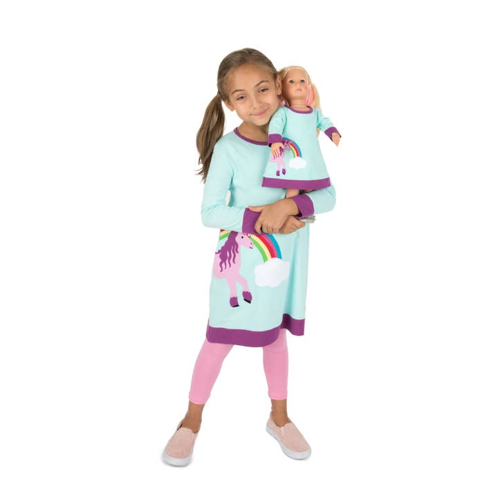 Leveret Pajamas - Wholesale Doll - Kids - Kids Girl & Doll Cotton Dress Back to School17