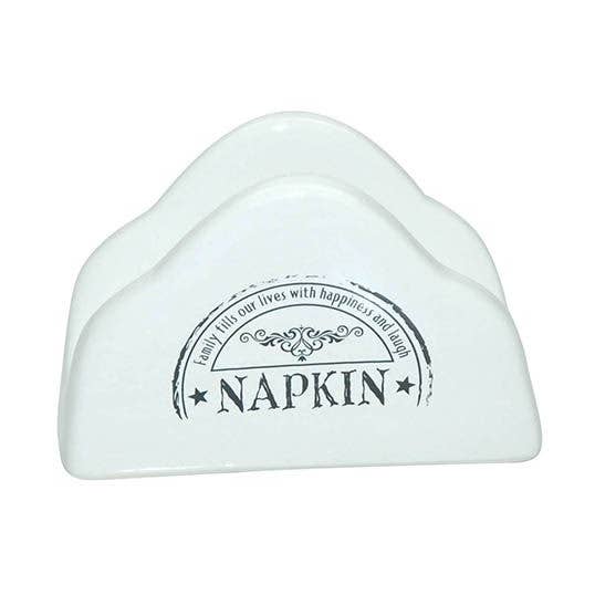 SERVILLETERO CERAMICA BLANCA CENEFA para venta al por mayor de Aktual / Dekora Import S.A