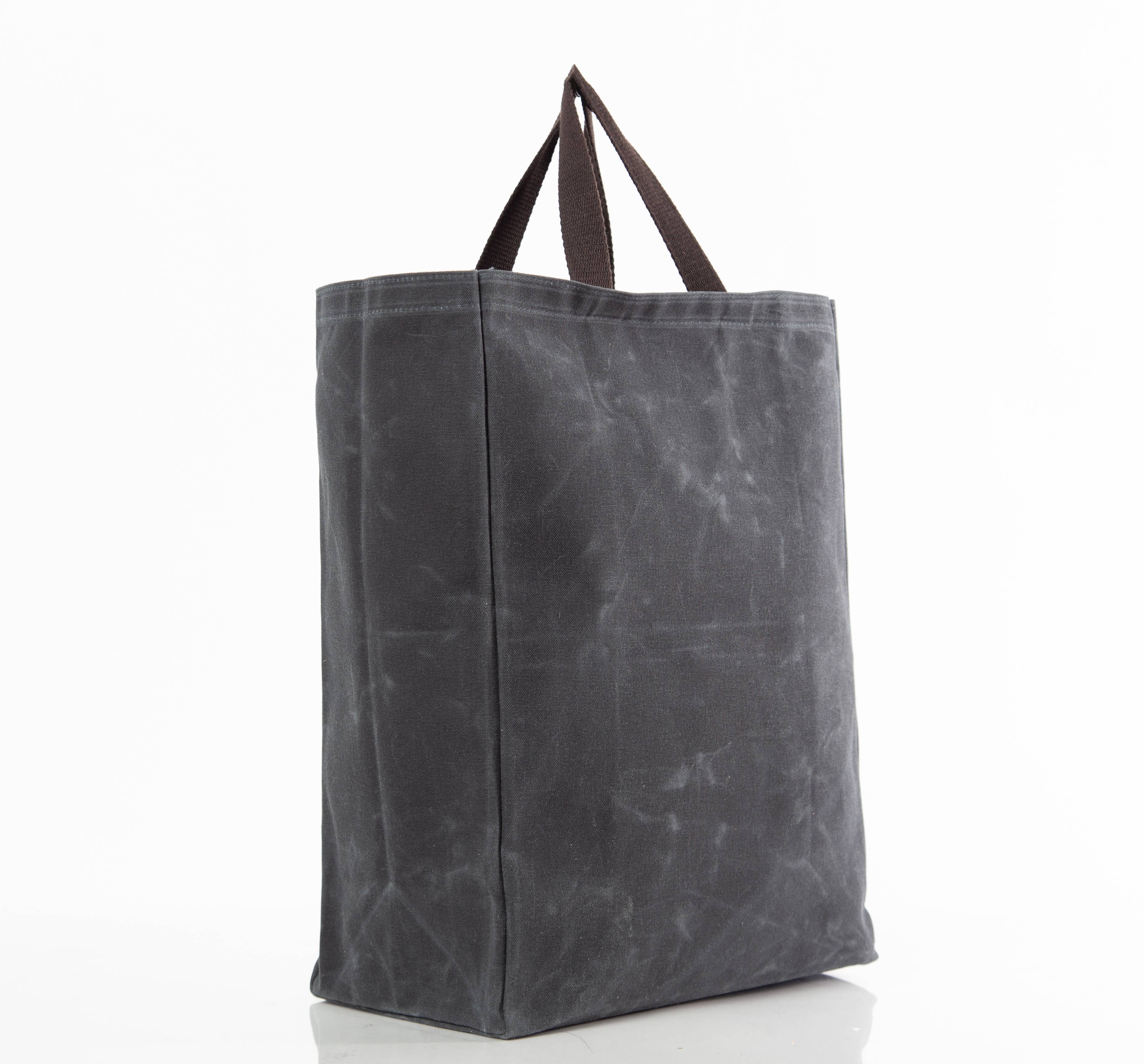 CB STATION - Wholesale Grocery/Shopping Bag - Waxed Canvas Market Tote6