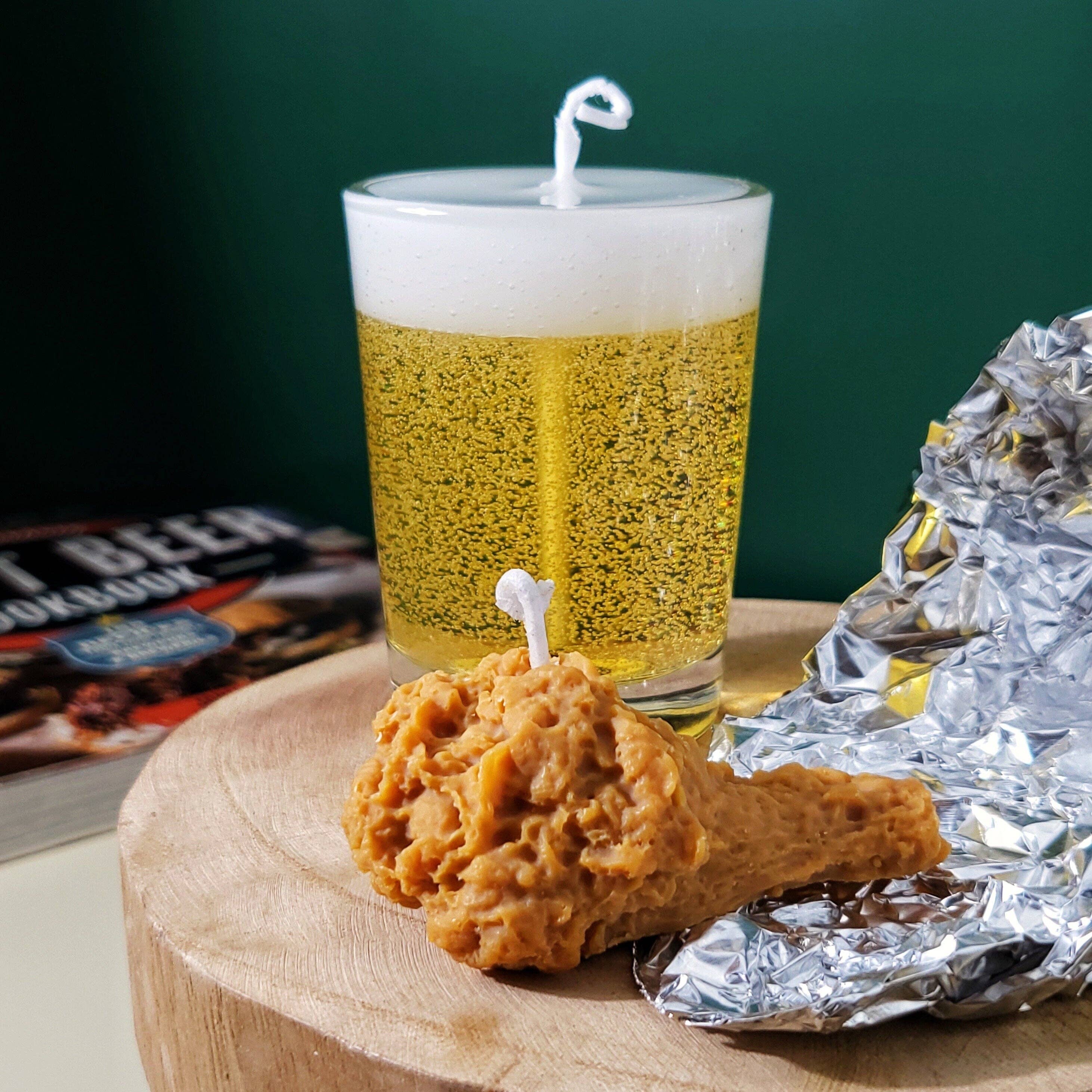 Duckling Candle - Wholesale Novelty Candle - Fried Chicken Candles Crispy Fried Chicken Wing Candles3