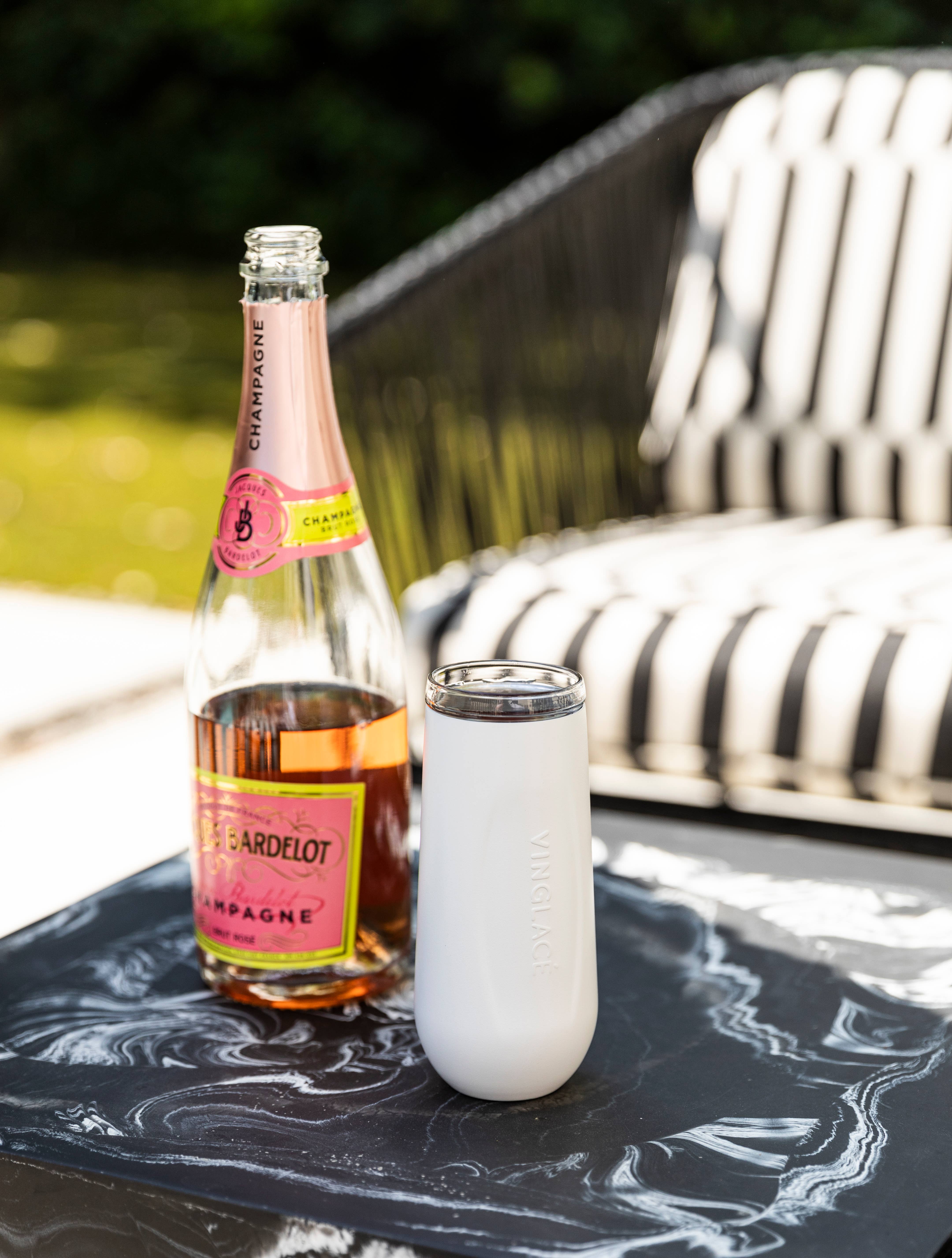 Vinglacé - Wholesale Champagne Flute - White Champagne Flute1