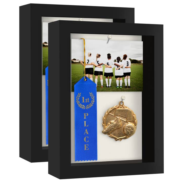 Americanflat Shadow Box Frame with Black Molding (2 Pack) for wholesale on Faire
