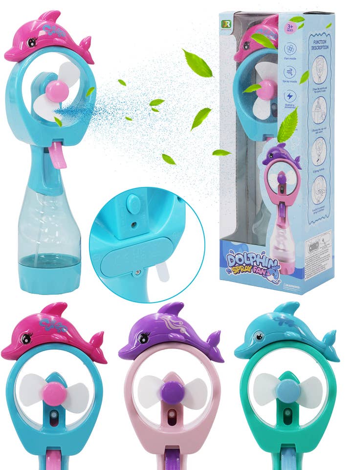 Delfin Wassernebel Elektrischer Ventilator - Einzelstück für den Großhandel von Cap Zone