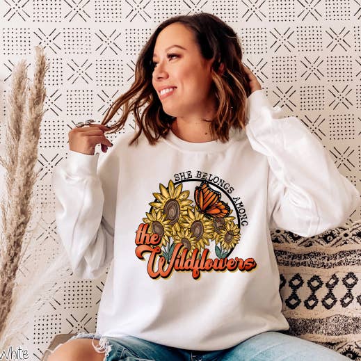 Butterfly She Belongs Among The Wildflowers #BS3698 for wholesale by Bama Screens