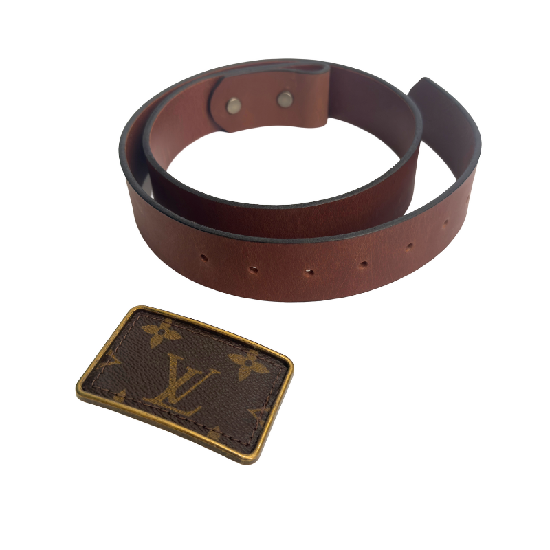 Beaudin Wholesale - Vente Ceinture – femme - Ceinture Boujee | Louis Vuitton et cuir recyclés3
