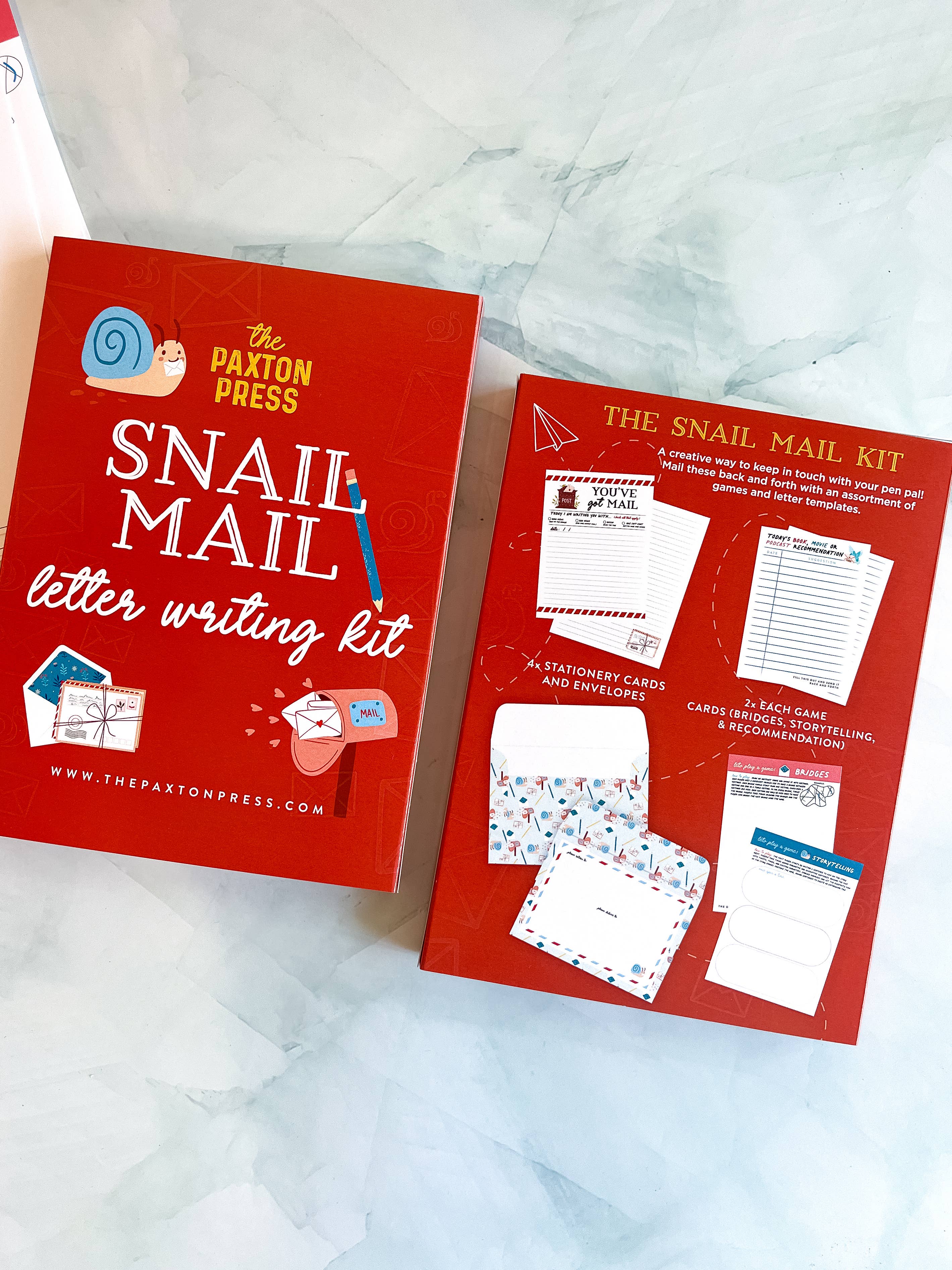 The Paxton Press - Wholesale Stationery/Notecard Set - Snail Mail Kit4