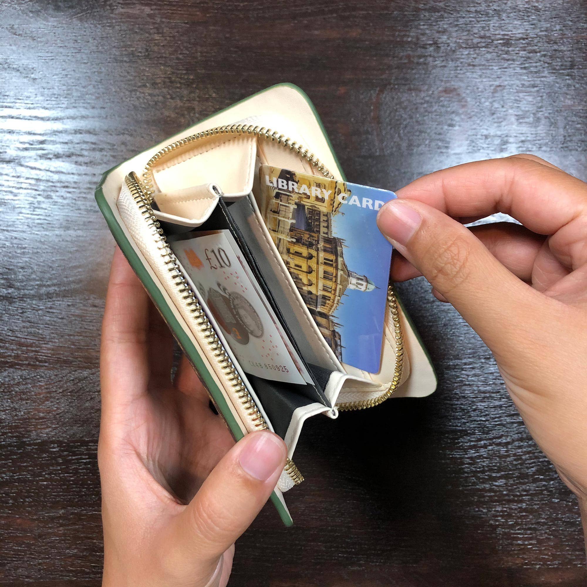 Well Read Company - Wholesale Wallet - Women's - Sherlock Holmes Silhouette Zip Around Purse6