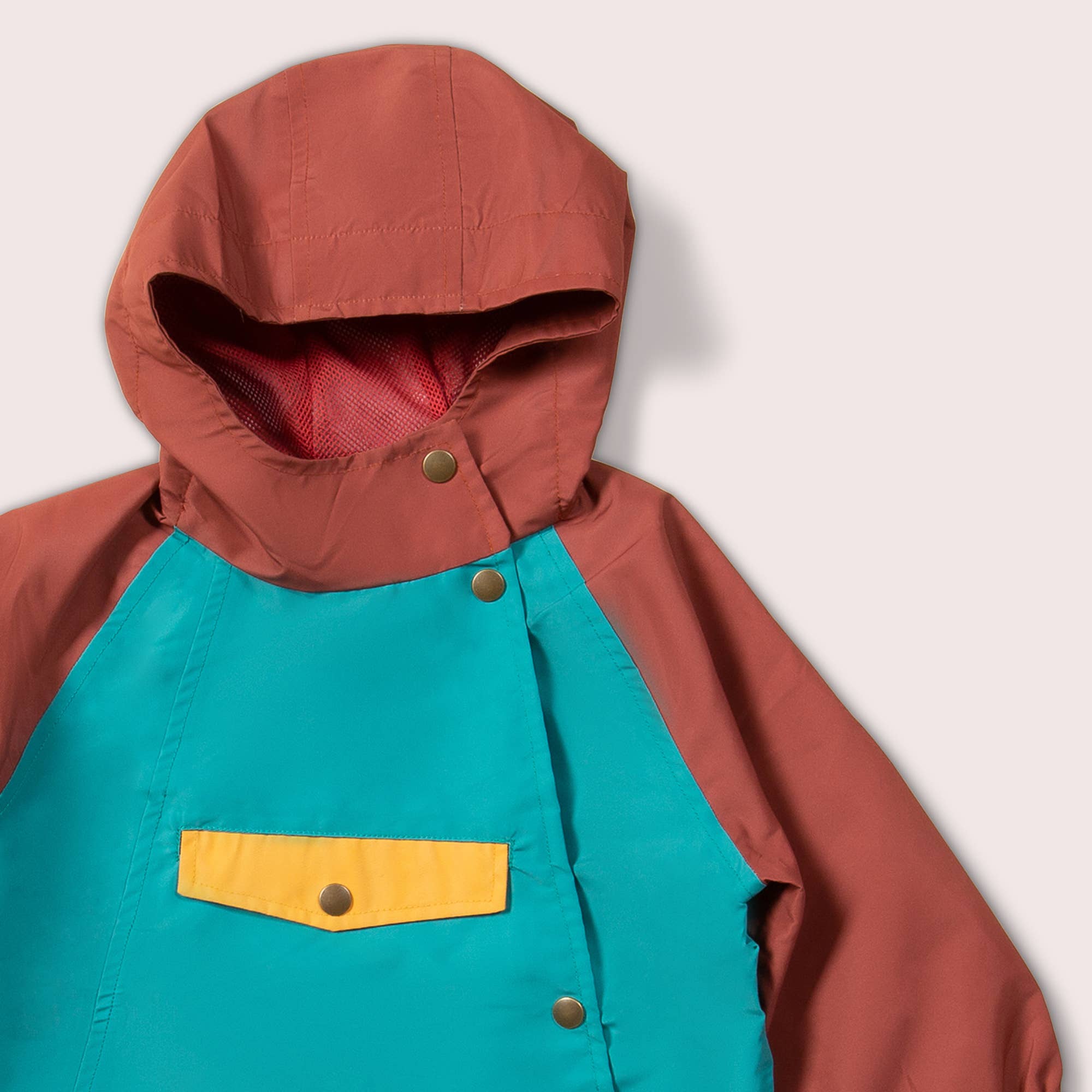 Teal Recycled Waterproof Anorak for wholesale on Faire7