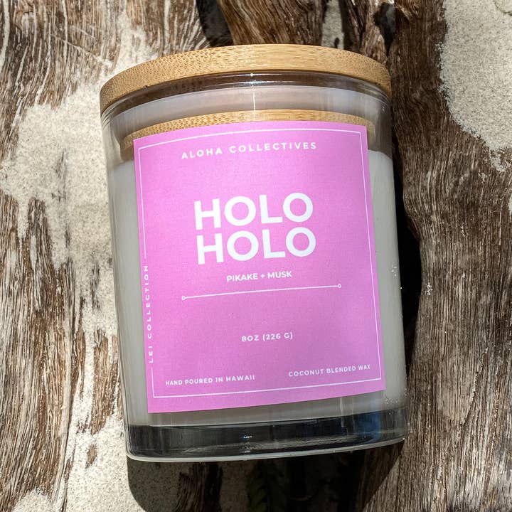 Pikake-Kerze, 8 oz für den Großhandel von Aloha Collectives