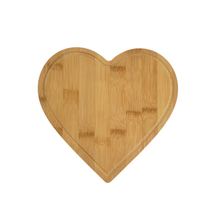 12pc 8" Heart Bamboo Boards – Bulk for Gifts & Engraving for wholesale by INVISION