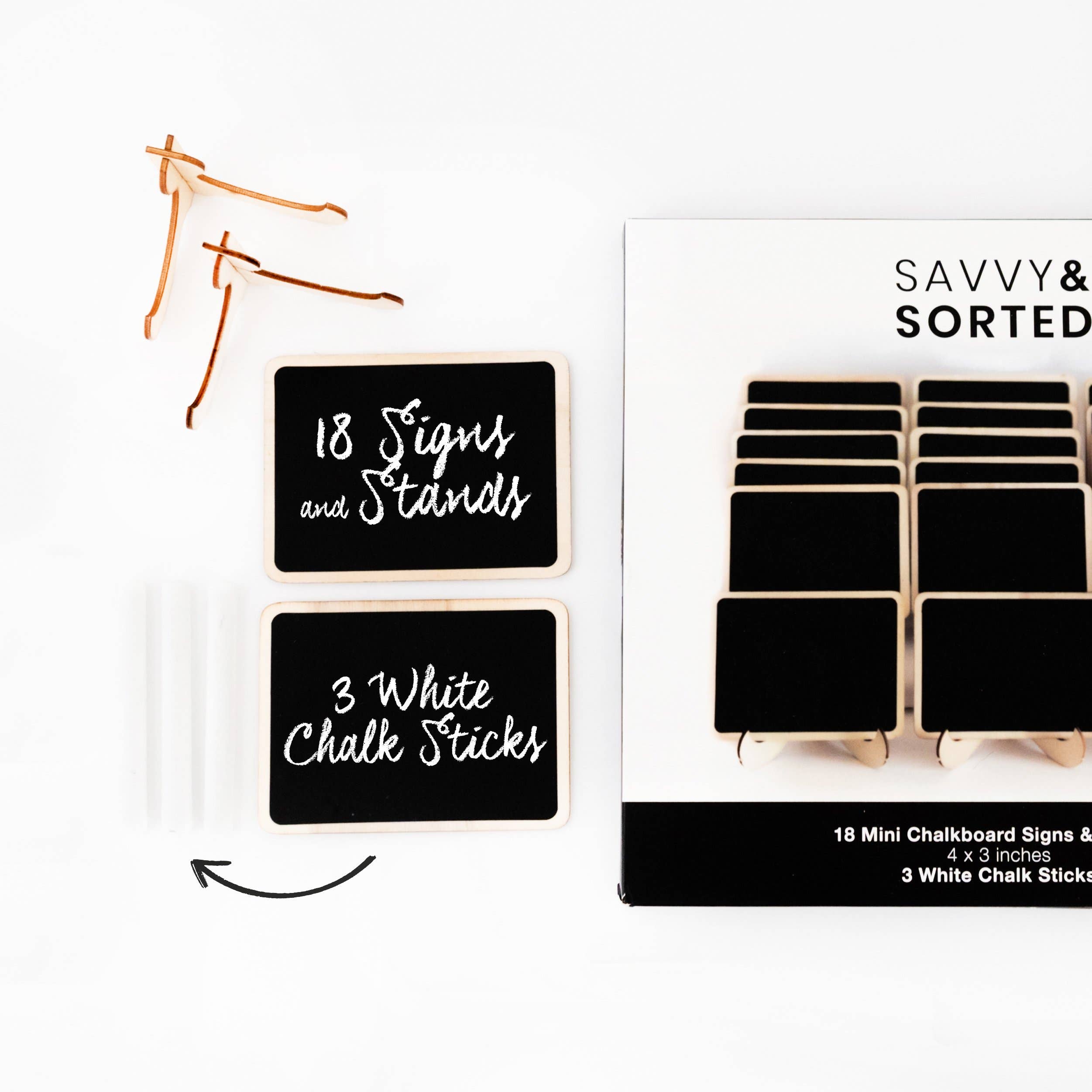 Savvy & Sorted - Wholesale Chalkboard - Mini Chalkboard Signs2