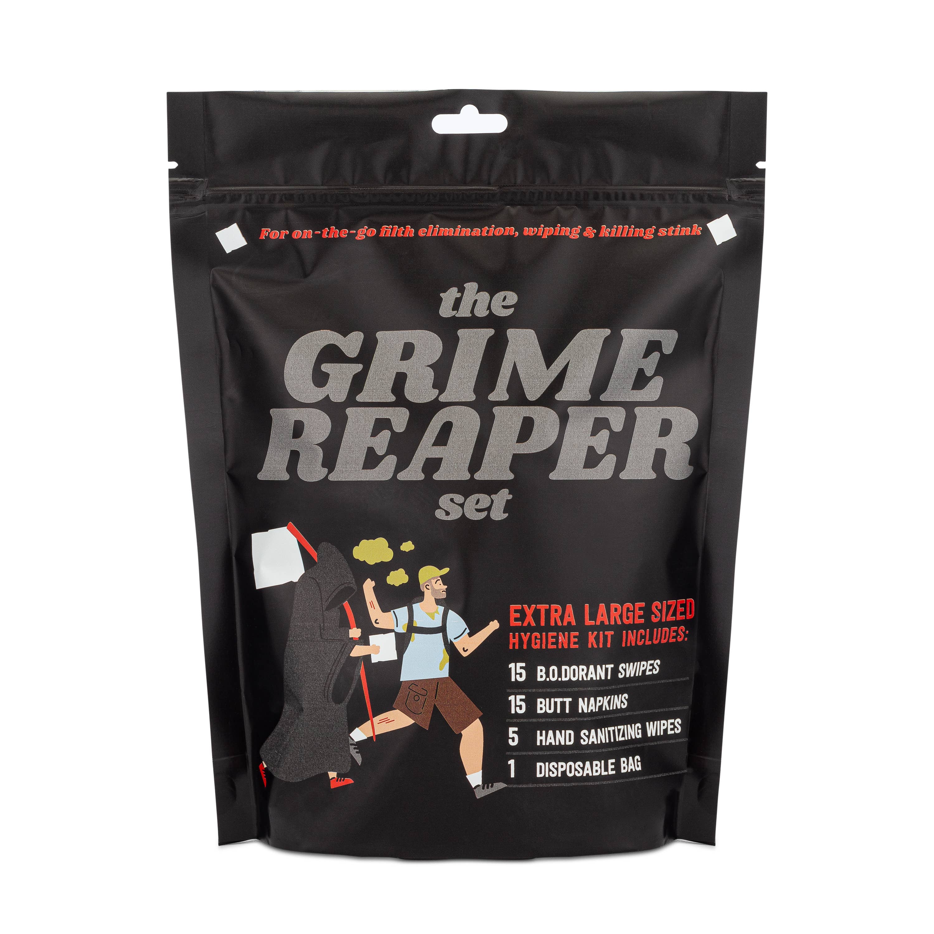 Butt Napkins – wholesale Face & body wipes – The GRIME REAPER set1