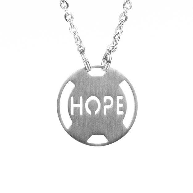 ATHLETE INSPIRED, Inc. - Wholesale Pendant/Charm Necklace - HOPE Necklace - Stainless Steel