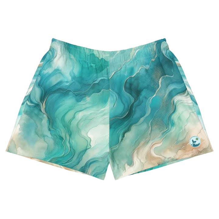Calções de Banho Mar Turquesa♻️ por atacado de The Dive Compass