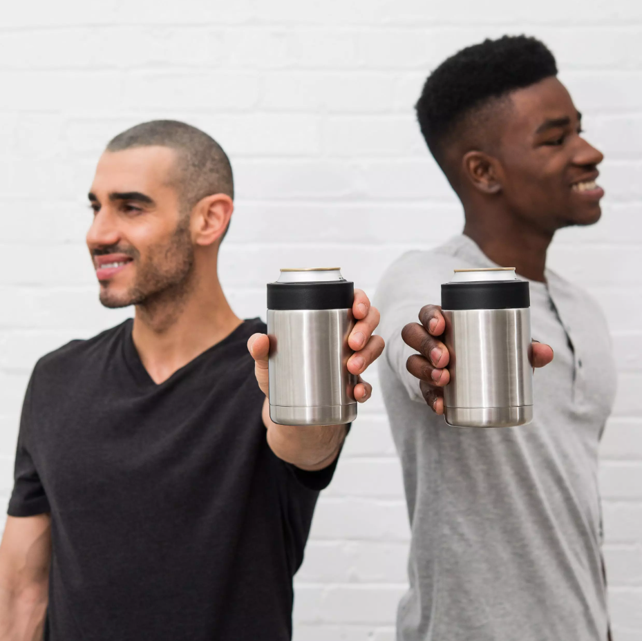 Weddingstar Inc. - Wholesale Drink huggers & koozies - Stainless Steel Insulated Beer Can Cooler1