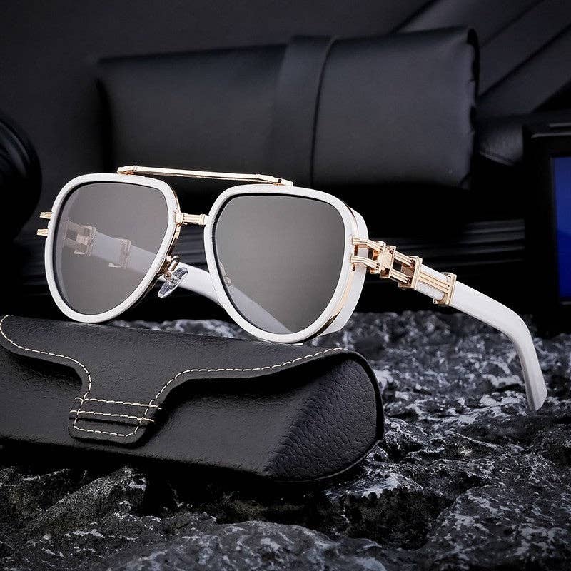 UZ Wholesale Store - Wholesale Sunglasses - Men's - Men's Polarized Vintage Punk Sunglasses5