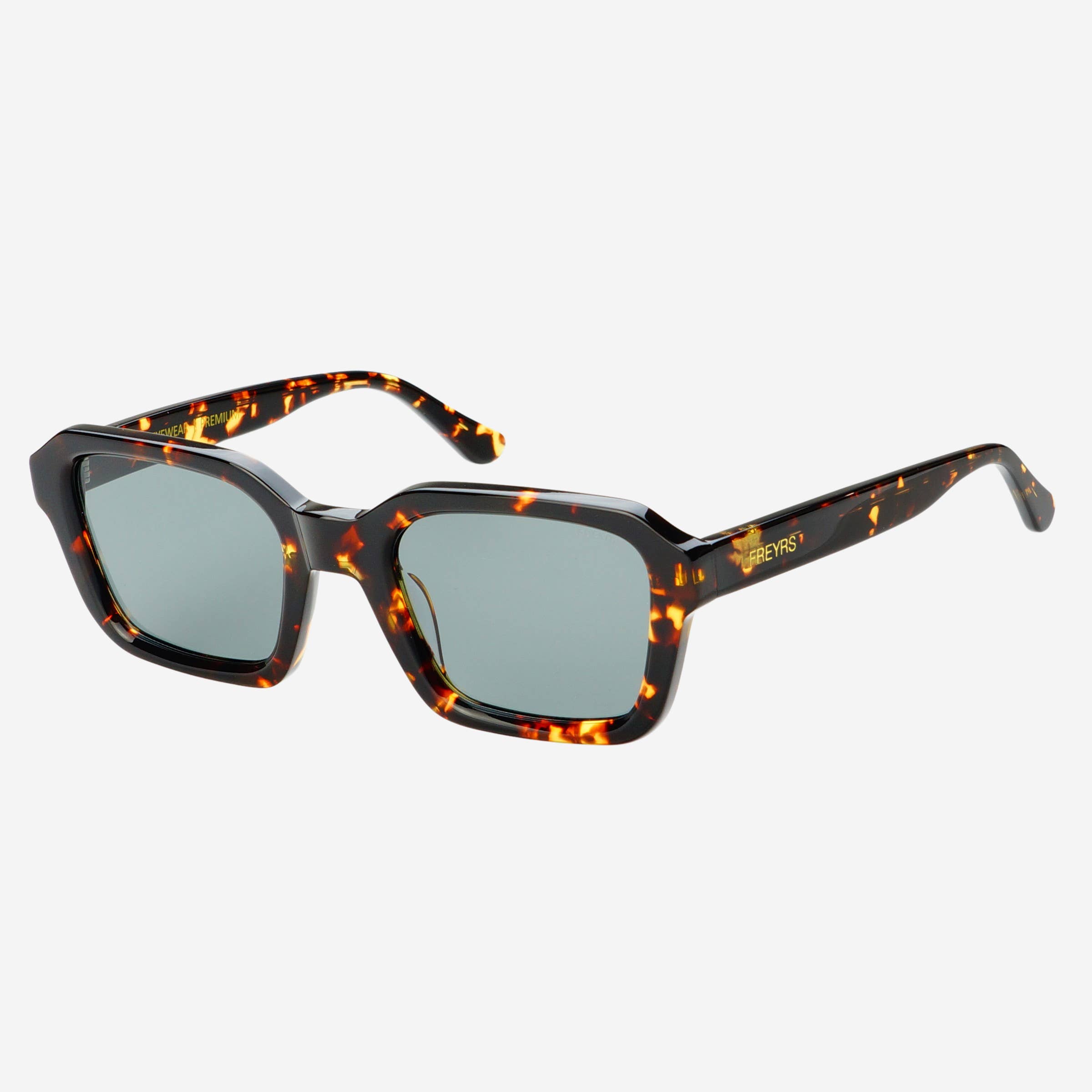 Tortue Lunettes de soleil rectangulaires pour hommes Hudson Acetate en vente sur Faire2
